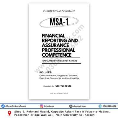 CA MSA 1 Financial Reporting and Assurance Professional Competence ICAP Attempt Wise Past Papers Updated Till Summer 2026
