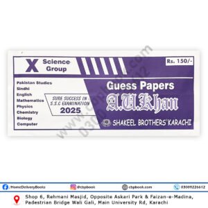Guess Papers for Class X Science 2025 - AU KHAN