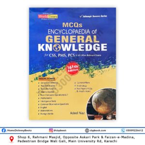 MCQs Encyclopedia of General Knowledge 161st Edition 2025 by Adeel Niaz, latest edition 2025, Jahangir’s World Times Publications CSS PMS FPSC exam preparation book cover