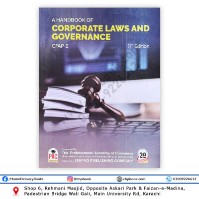 Corporate Laws & Governance CFAP 2 11th Edition 2025 by Fahad Naeem & Ayyaz Zafar – PAC College Ishfaq Publishing