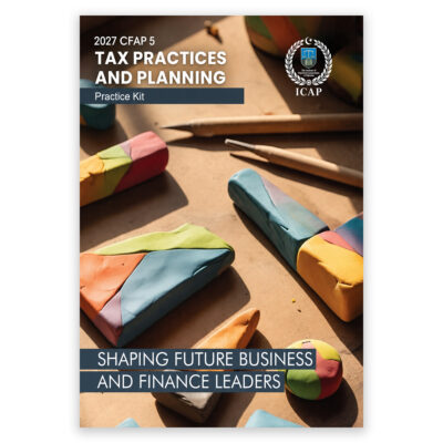 CA CFAP 5 Tax Planning & Practices 2027 Practice Kit ICAP