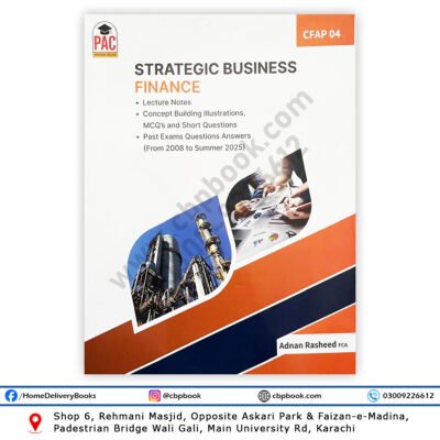 CA CFAP 4 Strategic Business Finance SBF 5th Edition by Adnan Rasheed RISE Publications ICAP Lecture Notes