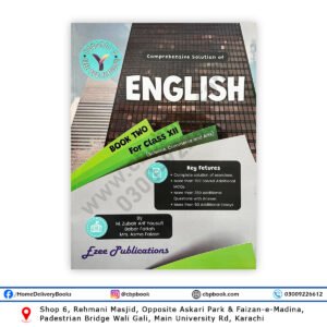 Yousufi's Comprehensive Solution of English Book Two for Class 12 by M. Zubair Arif Yousufi, Babar Fattah & Mrs. Asma Faizan – EZEE Publications