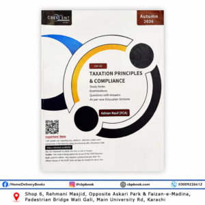 CA CAF 2 Taxation Book Autumn 2026 by Adnan Rauf (FCA) – Crescent College of Accountancy