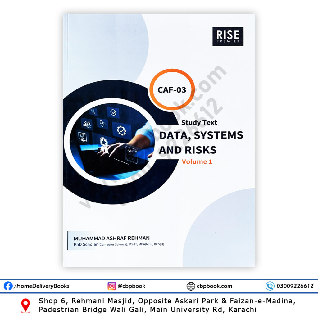 Caf Rises CA CAF 3 Data, Systems & Risks V1 2nd Edition Autumn 2026 By M Asif ...