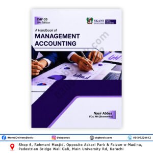 CA CAF 5 Management Accounting 19th Edition by Nasir Abbas SKANS Book Cover