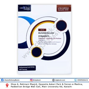 CAF-04 Business Law Dynamics Volume 2 Company Law Autumn 2026 by Muhammad Asif FCA and Atif Farooq