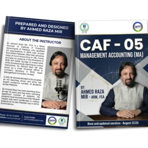 CA CAF 5 Management Accounting By Ahmed Raza Mir ARM - ARTT