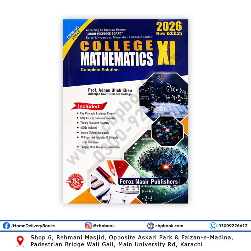 College Mathematics Complete Solution 2026 For Class XI – Feroz Nasir ...