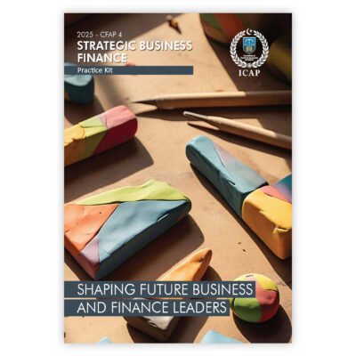 CA CFAP 4 Strategic Business Finance Practice Kit 2026 ICAP