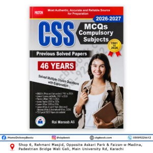CSS MCQs Compulsory Subjects 2026-2027 by Rai Mansab Ali 46 Years Previous Solved Papers