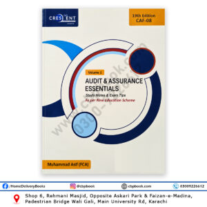 CA CAF 08 Audit & Assurance Essentials Volume 1 19th Edition Spring 2027 by Muhammad Asif FCA