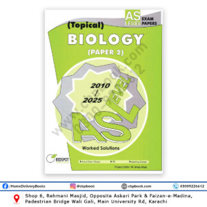 A Level Biology P2 Topical Solution 2026 Edition REDSPOT Publishing Cambridge AS Level Biology 9700 Paper 2