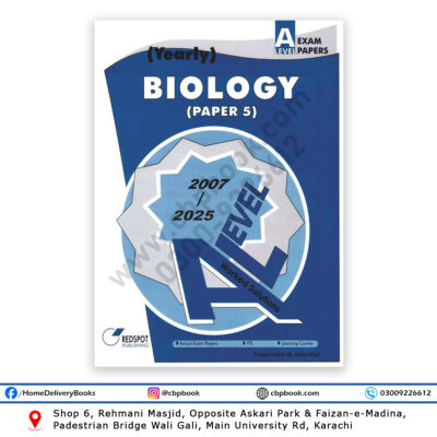 AS Level Biology P5 Yearly Solution 2026 Edition REDSPOT Publishing Cambridge 9700 Paper 5 Past Papers 2007-2025