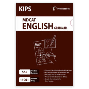 KIPS MDCAT English Grammar Practice Book 1st Edition 2026
