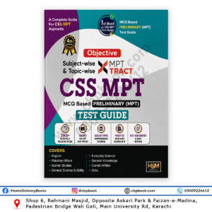 CSS MPT MCQ Based Preliminary Test Guide 4th Edition by HSM Publishers