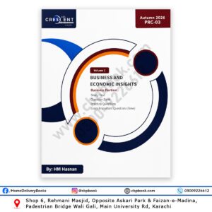 PRC-03 Business and Economic Insights Business Portion Volume 1 Autumn 2026 by HM Hasnan – Crescent College Publications