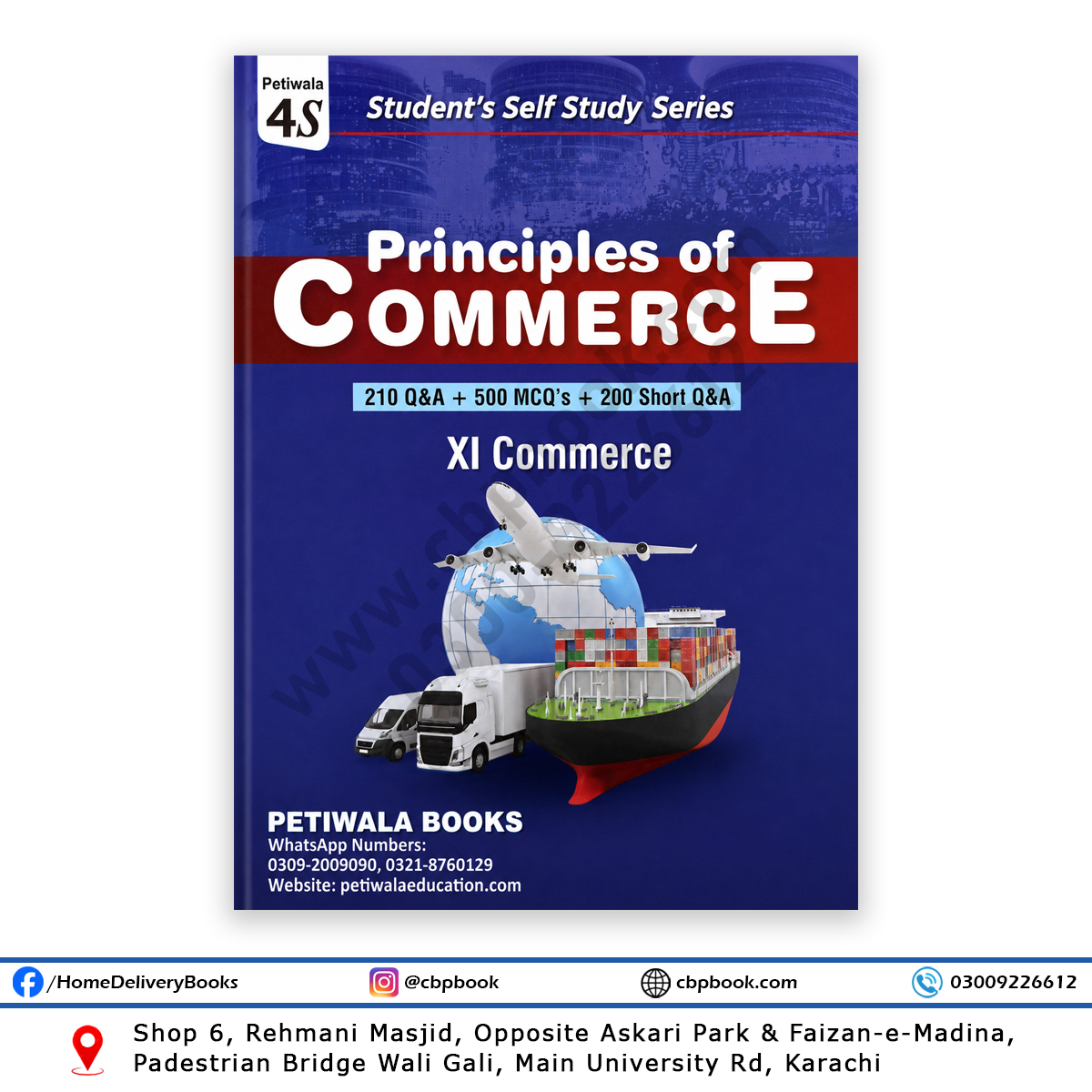 Principles of Commerce for Class XI Commerce by M. Arshad & Fahad Noor Roshnaiwala, featuring 210 Q&A, 500 MCQs and 200 Short Q&A. Principles of Commerce for Class XI Commerce by M. Arshad & Fahad Noor Roshnaiwala, featuring 210 Q&A, 500 MCQs and 200 Short Q&A.