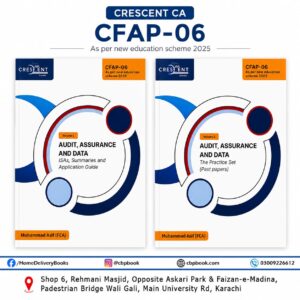 CA CFAP-06 Audit Assurance and Data Volume 1 & 2 by Muhammad Asif FCA 2nd Edition Winter 2026