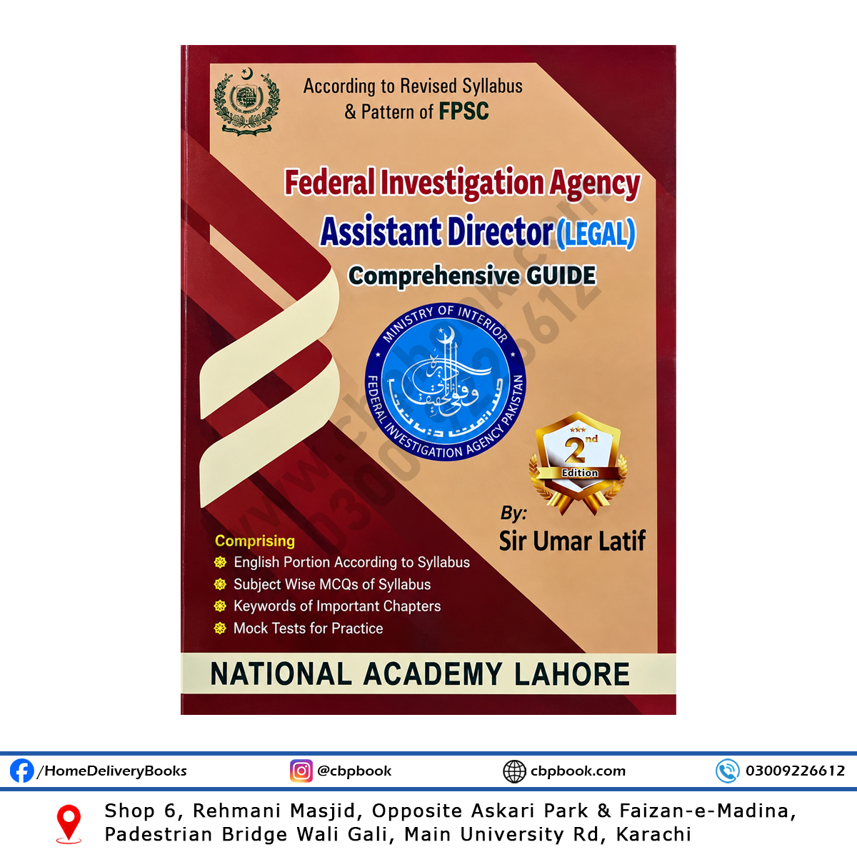 FIA Assistant Director (Legal) Comprehensive Guide 2nd Edition by Sir Umar Latif for FPSC exam preparation FIA Assistant Director (Legal) Comprehensive Guide 2nd Edition by Sir Umar Latif for FPSC exam preparation