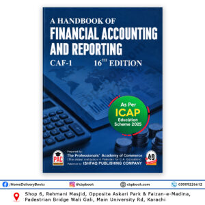 A Handbook of Financial Accounting and Reporting CAF-1 16th Edition 2026 by PAC