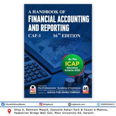A Handbook of Financial Accounting and Reporting CAF-1 16th Edition 2026 by PAC